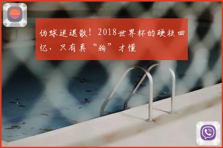 伪球迷退散！2018世界杯的硬核回忆，只有真“狗”才懂